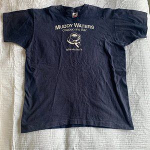Vintage Minneapolis over-size t-shirt Muddy Waters Coffee Bar